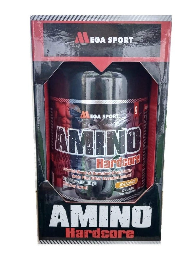 Amino Hardcore, Banana Flavour, 325 Tablets