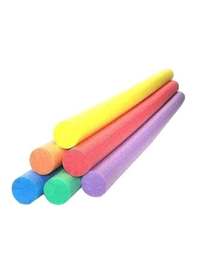 AKDC 6PCS Swimming Pool Noodle Water Float Aid Noodles Foam Float for Kids (Random Color)