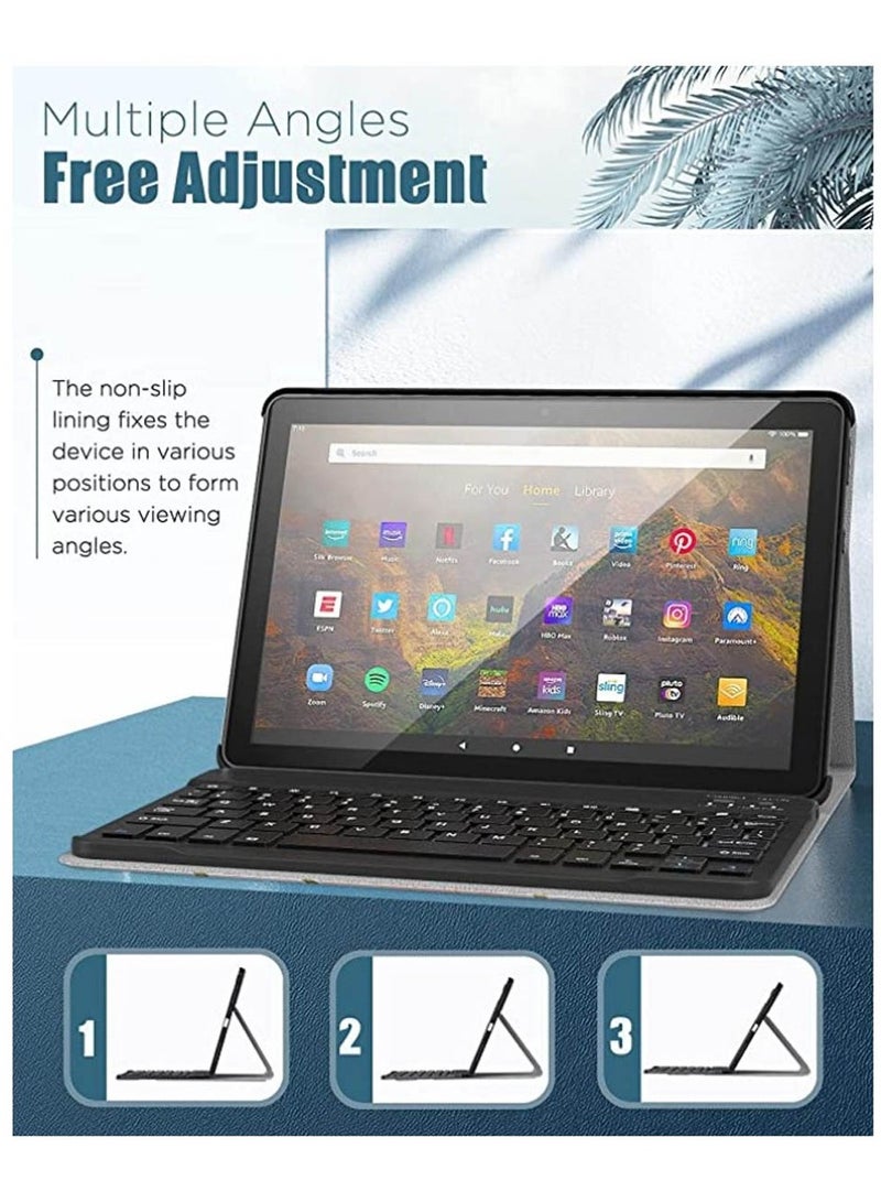 CCIT A103 Pro 5G Tablet PC With 10.1 Inch Dispaly 8GB RAM 512GB ROM 5800 mAh Battery with Wireless Keyboard and PU Tablet Cover