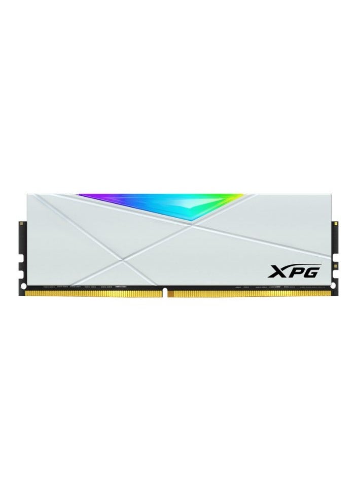 ADATA XPG SPECTRIX DDR4 D50 RGB 32GB (2x16GB) 3600MHz PC4-25600 U-DIMM 288-Pins Desktop Memory CL16 Kit White