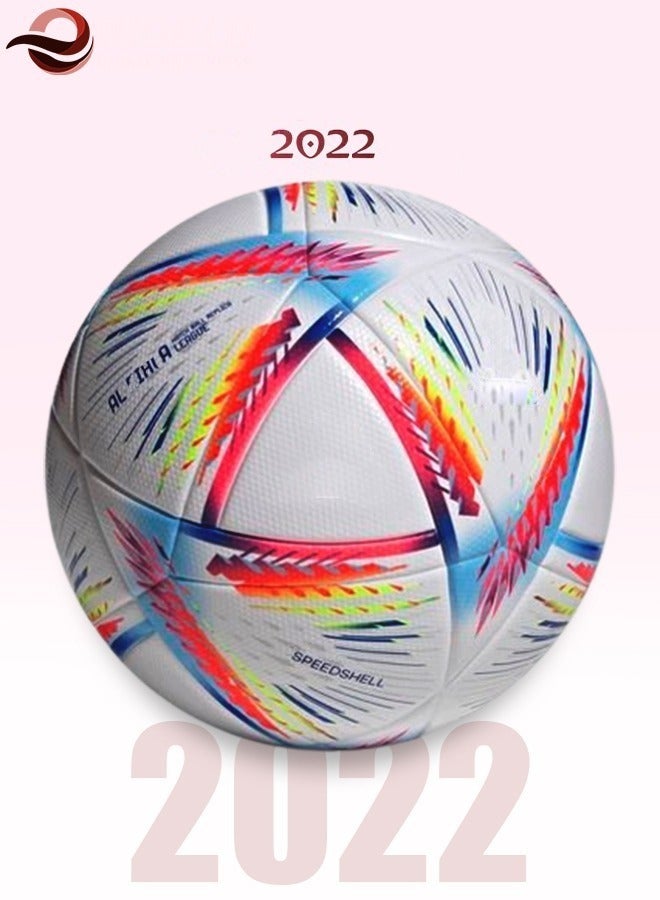 Premium Soccer Ball 2022 Pro Football for Adults and Kids, Mini Size