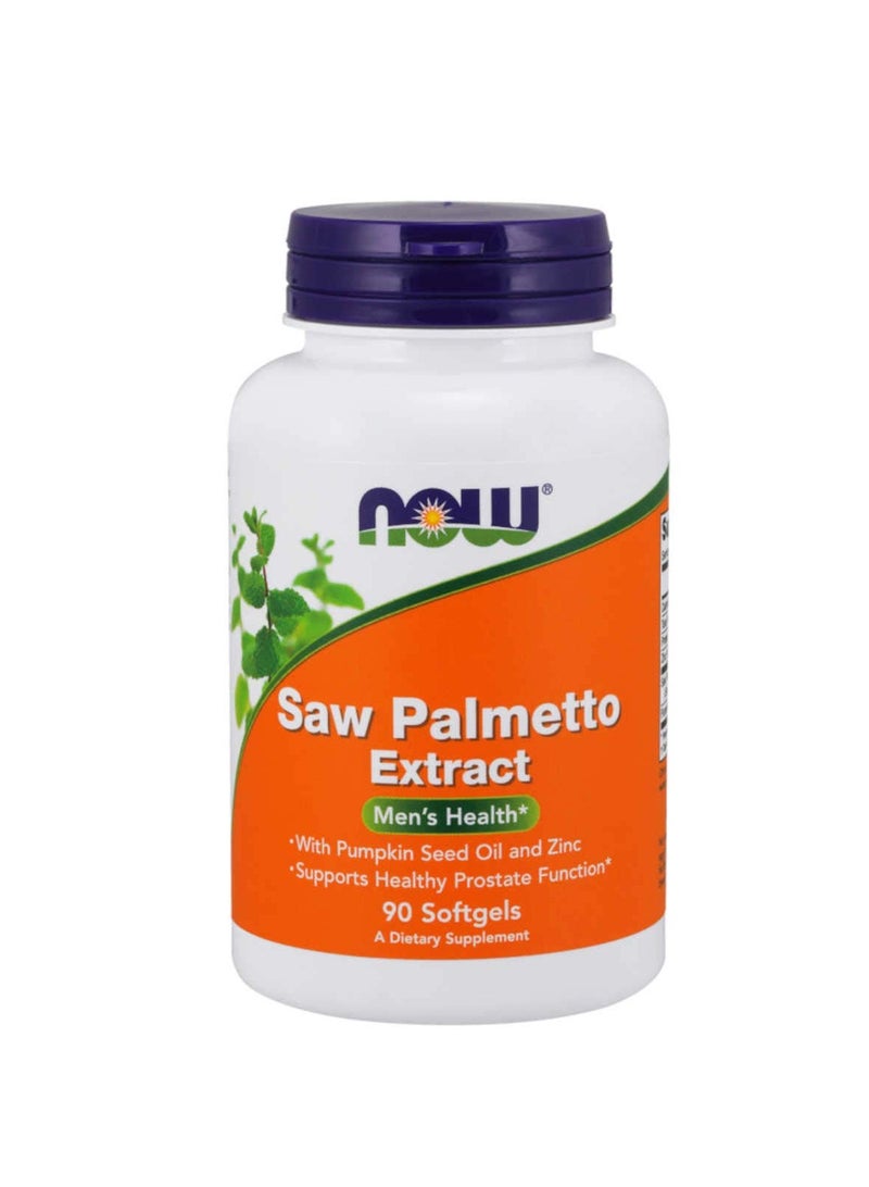 Now Foods 90 Softgels Saw Palmetto Extract