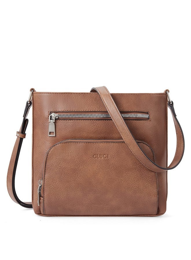 Crossbody Purse For Women Multi Pockets Bag Vegan Leather Small Shoulder Handbags Summer Travel Designer Vintage Ladies