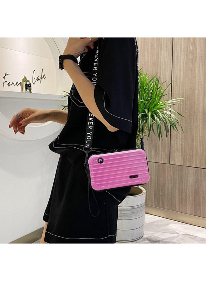 Small Crossbody Bag Plastic Small Shoulder Bag Mini Crossbody Bag Personalized Crossbody Bags For Women And Men (Black)