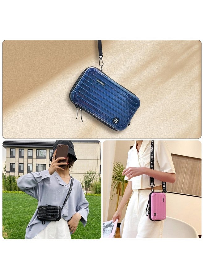 Small Crossbody Bag Plastic Small Shoulder Bag Mini Crossbody Bag Personalized Crossbody Bags For Women And Men (Black)