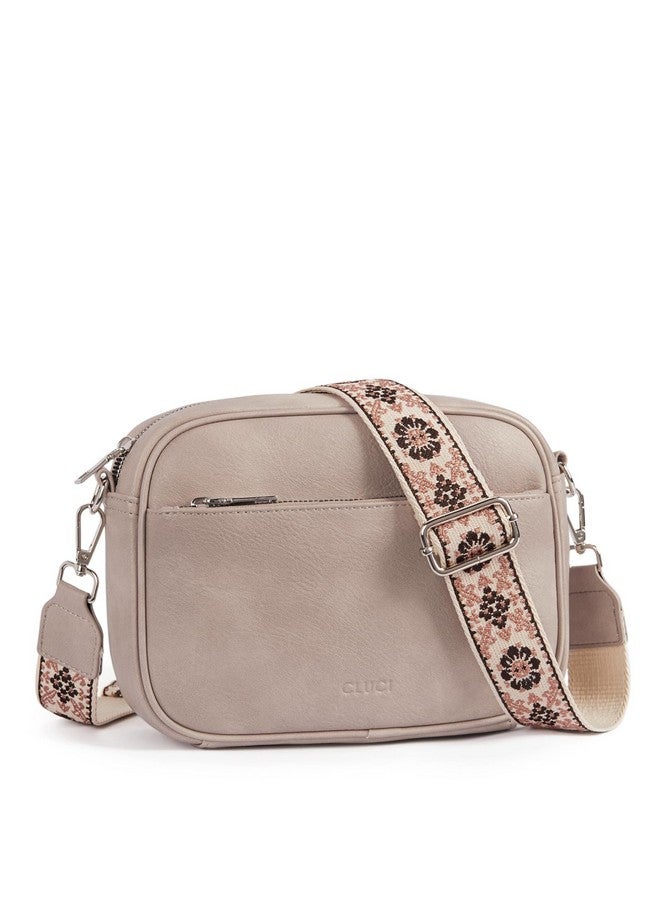 Crossbody Bags For Women Trendy Vegan Leather Shoulder Handbags，Purses For Women With Adjustable Wide Strap