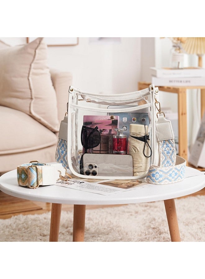 Clear Purseclear Bag For Stadium Eventsstadium Approved Crossbody Bag Purses For Women With Adjustable Strap