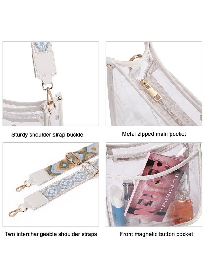 Clear Purseclear Bag For Stadium Eventsstadium Approved Crossbody Bag Purses For Women With Adjustable Strap
