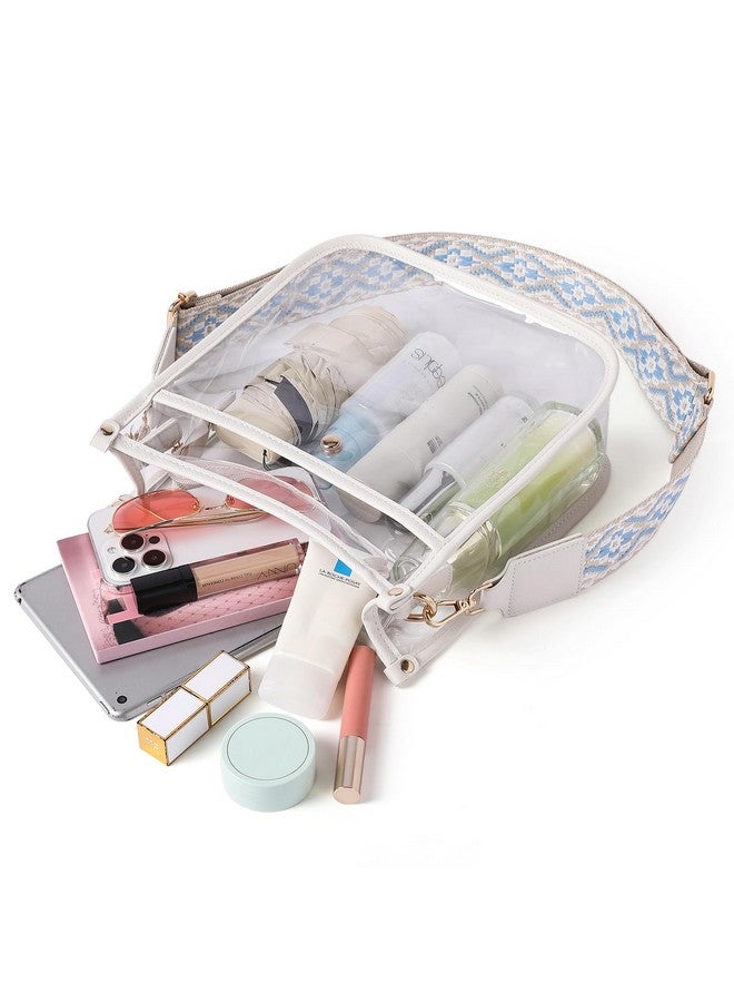 Clear Purseclear Bag For Stadium Eventsstadium Approved Crossbody Bag Purses For Women With Adjustable Strap