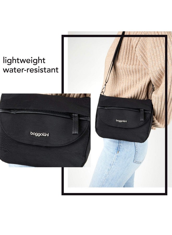 Womens 2.0 Pocket Crossbody 2 0 With Rfid Black One Size Us