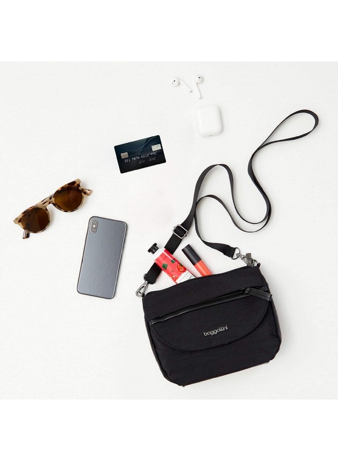 Womens 2.0 Pocket Crossbody 2 0 With Rfid Black One Size Us