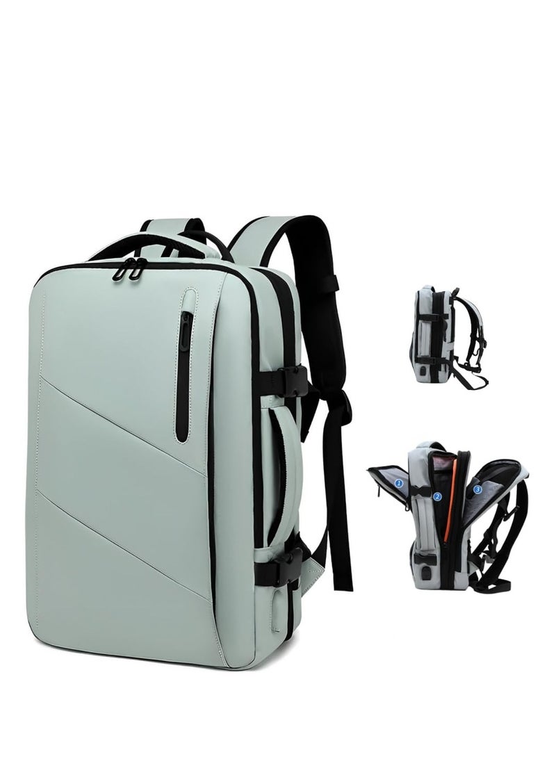 Skycare Business Travel Waterproof Backpack, Multi-functional Large Capacity Expandable Computer Bag for Handheld or Shoulder Carry