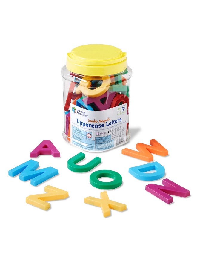 Jumbo Uppercase Magnetic Letters Set Of 40