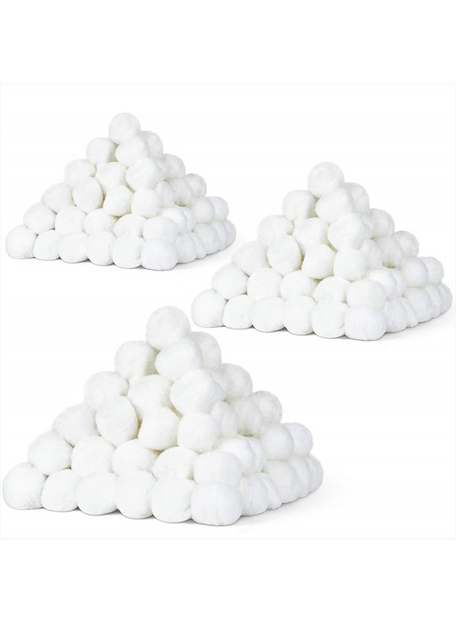 300 Small Cotton Balls for Make-Up, Nail Polish Removal, Pet Care, Applying Oil Lotion or Powder, Made from 100% Natural Cotton, Soft and Absorbent for Household Needs (300 Count)