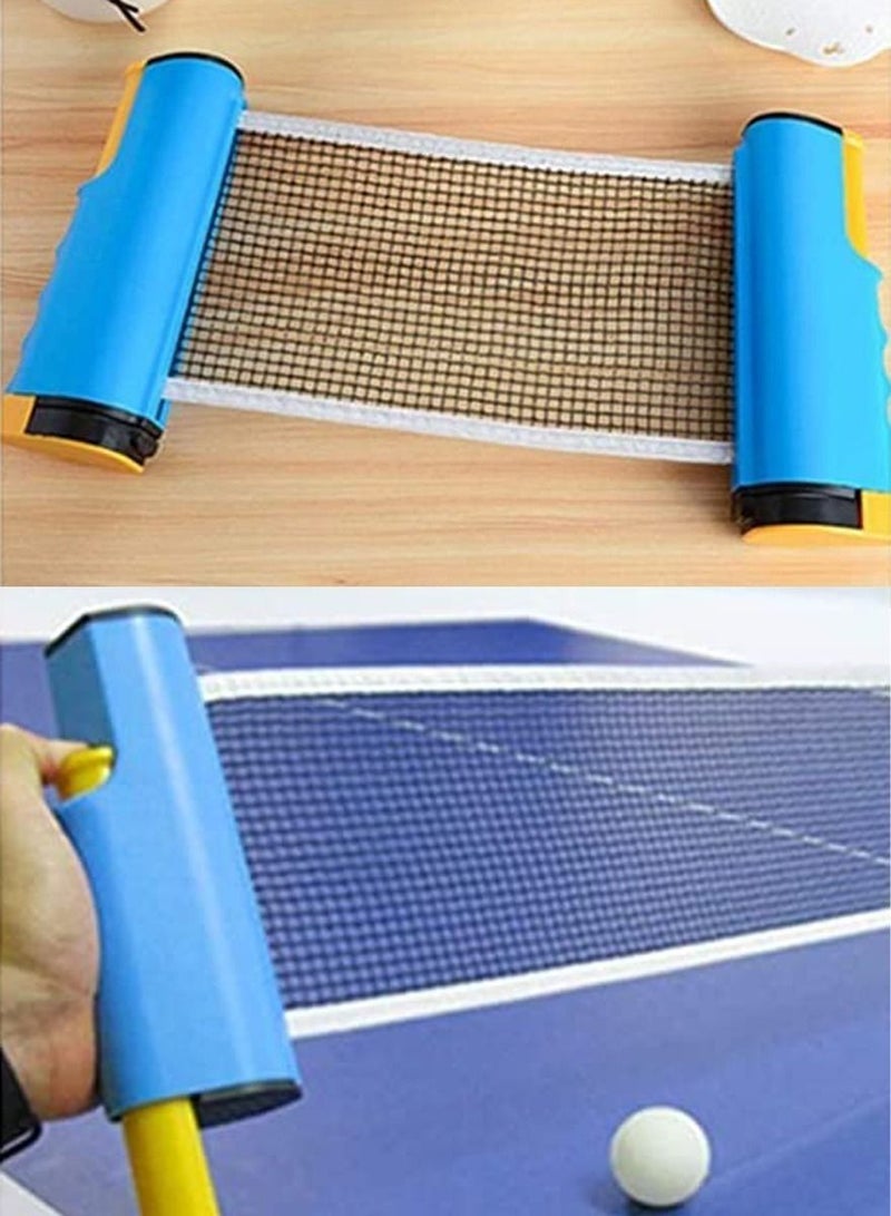 Premium Retractable Table Tennis Net, Portable Ping Pong Net And Post 1.75M, Perfect for All Ping Pong Tables, Office Desk, Home Kitchen, Dining Table, Fits Any Tables, Easy To Install