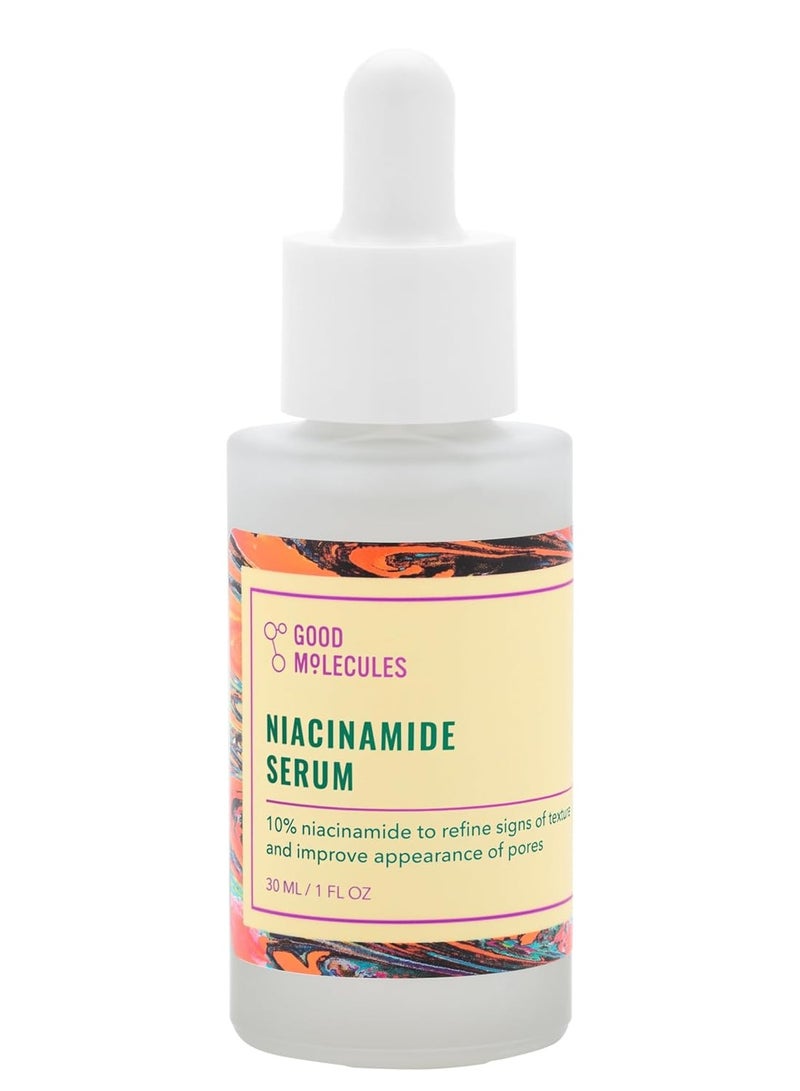 Good Molecules Niacinamide Serum - 10% Niacinamide Balancing B3 Facial Serum for Acne, Tone, Texture - Brightening and Hydrating Skincare for Face