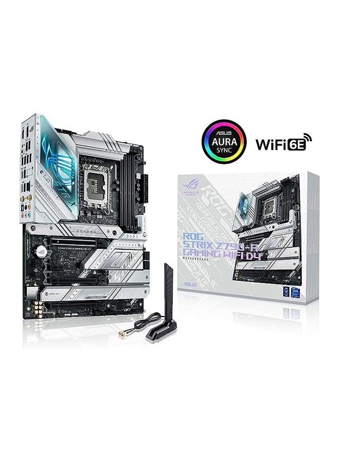 ROG Strix Z790-A Gaming WiFi D4 LGA1700(Intel®13th&12th Gen) ATX Gaming Motherboard(16+1 Power Stages,DDR4,4xM.2 Slots, PCIe® 5.0,WiFi 6E,USB 3.2 Gen 2x2 Type-C® with PD 3.0 up to 30W)