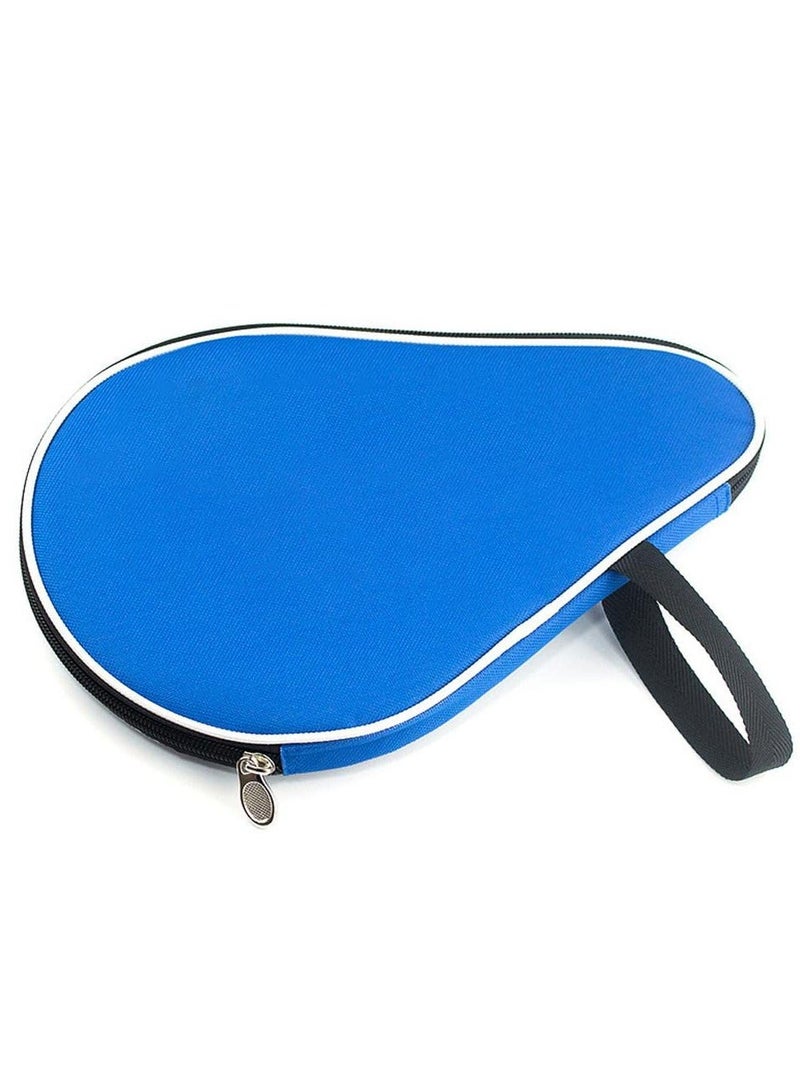 Table Tennis Bat Bag,Waterproof Ping Pong Paddle Bat Pouch,Table Tennis Racket Cover for One Racket Extra Ball Compartment for 3 Balls