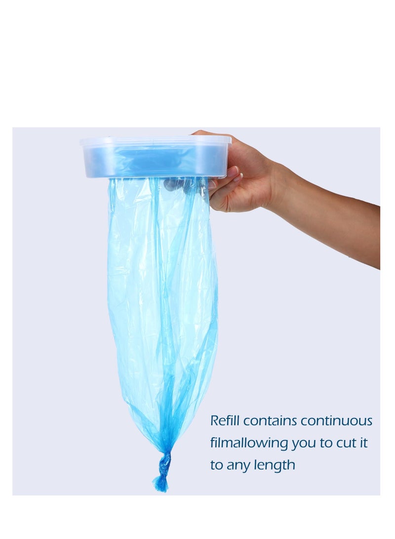 4 Pack Cat Litter Refills Bag, Litter Refills Generic Compatible with Standard/ XL Genie Litter Disposal Refill Cartridge, leak-proof and tear-resistant (Included One Non-original Refill Cartridge)