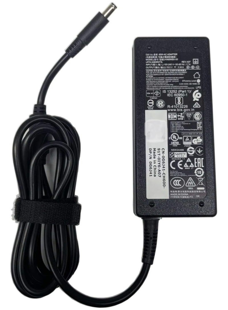 65W Dell Inspiron 3567 3552 5379 5567 3467 5559 5570 5578 Vostro 3400 3500 Laptop Replacement Adapter G6J41 0G6J41 MGJN9 43NY4