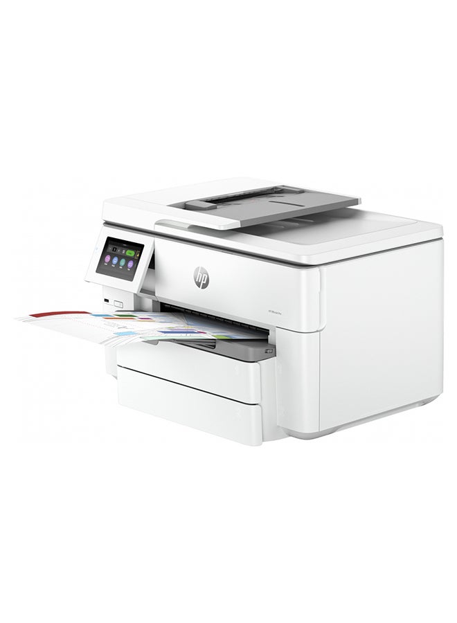 OfficeJet Pro 9730 Wide Format All-in-One Printer, Print, Copy, Scan, Up to 34 ppm Print Speed, Automatic Duplex Printing, Up to 4800x1200 Optimized dpi 1200x1200 Rendered dpi | 537P5C White