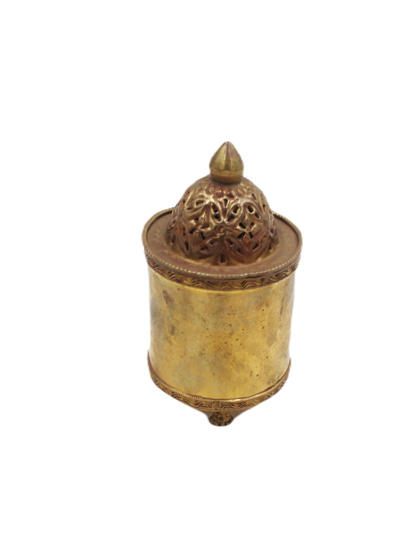 Handmade Arabic Traditional Brass Sugar Pot 15 cm