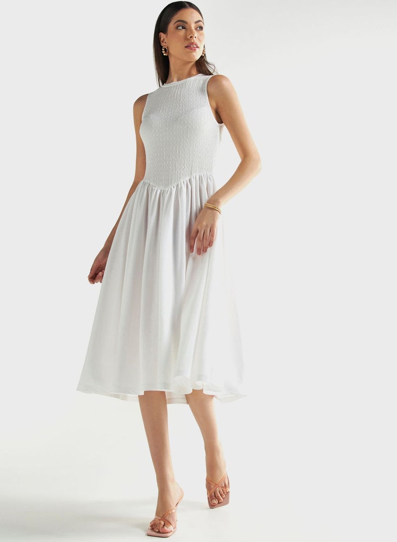 Tiered Knitted Dress