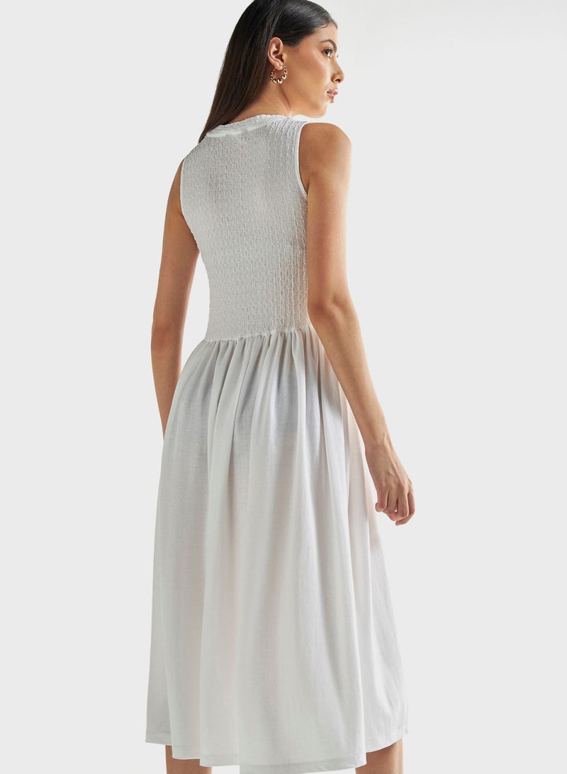 Tiered Knitted Dress