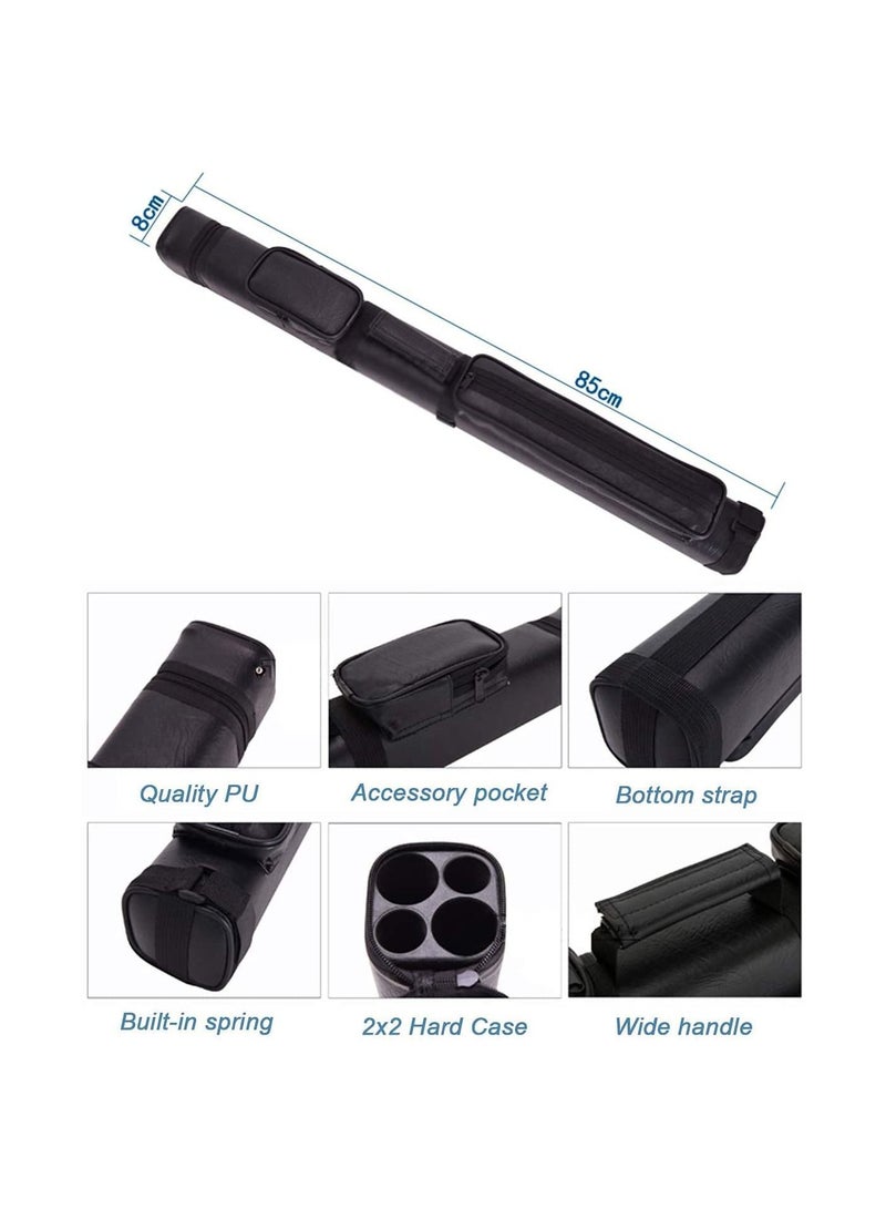 Pool/Billiard Cue Case Billiard Cue Bag Hard Zip Tube Snooker Pool Cue Case