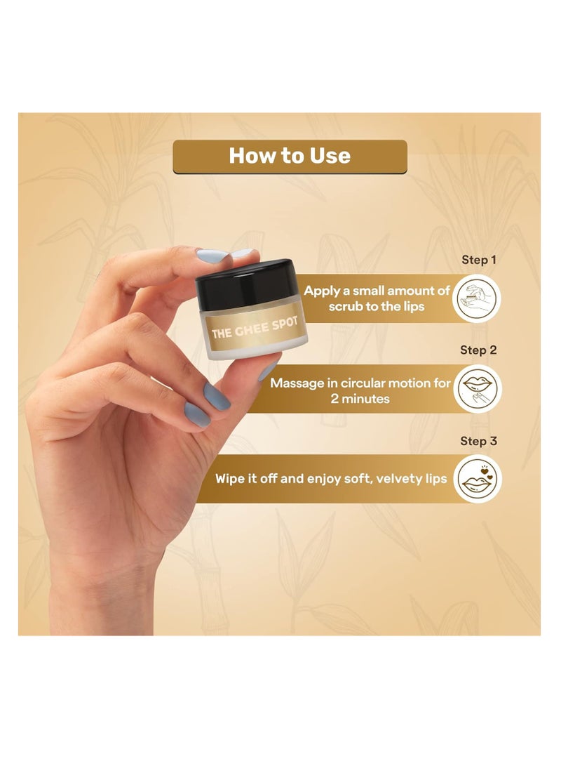 ENN Glaze Clarified Butter Lip BalmLip Pigmentation   Lip Moisturizer  Soft Lips Supple Lips  Ghee Butter   Shea Butter   Saffron Oil   15 gm