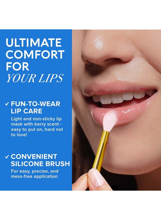 Lip Mask With Hyaluronic Acid & Coconut Oil Overnight Collagen Lip Butter To Nourish & Hydrate Dry Cracked Lips Moisturizer For Skin Care With Shea & Cocoa Butter Sleeping Lip Butter Balm