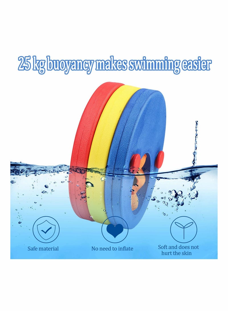 Kids Arm Float Discs, 6PCS Arm Float Discs Swim Arm Bands EVA Foam Float Discs Swimming Float Aid Discs