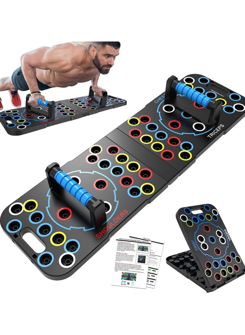 56 In 1 Push Up Board Multi Function Foldable Push Up Bar Portable Push Up Handles For Floor Push Up Board Multi Function Detachable Push Up Bar Portable Push Up Handles For Floor