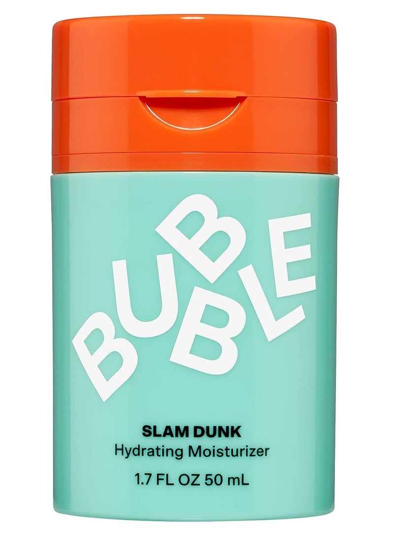 Bubble Skincare Slam Dunk Face Moisturizer - Hydrating Face Cream for Dry Skin Made with Vitamin E + Aloe Vera Juice for a Glowing Complexion - Skin Care with Blue Light Protection (50ml)