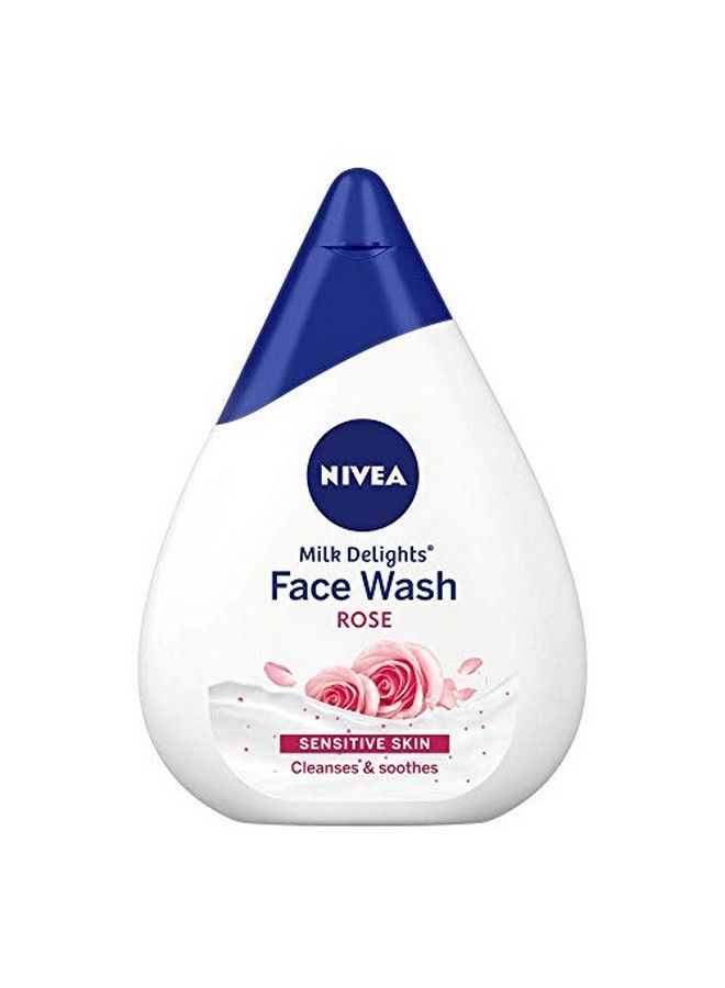 Milk Delights Caring Rosewater Face Wash For Sensitive Skin 100Ml (Pack Of 3)