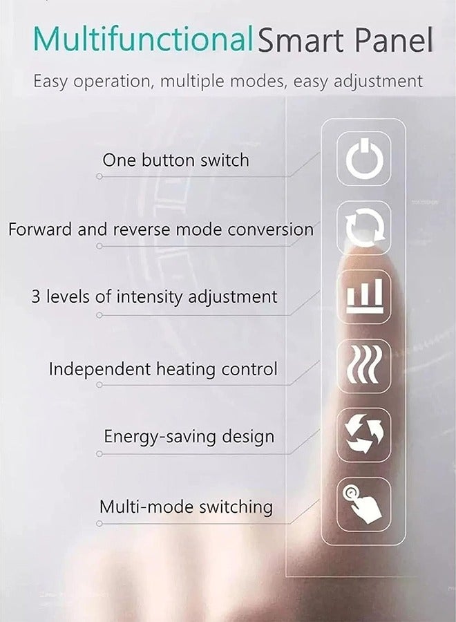 Relaxpro Neck Massager With Heat, Adjustable Modes, Deep Tissue Therapy, Pain Relief, Muscle Relaxation, Portable, Shiatsu Massage, Ergonomic Design, Home & Office Use, Lightweight, Soothing Heat Function