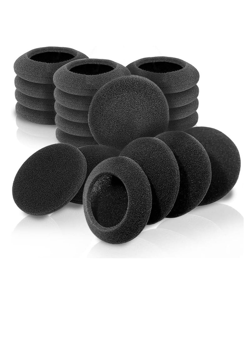 Foam Ear Pad Replacement Cushions Headphone Earphone Headset Disposable Sponge Covers 10 Pairs 60mm 2.4