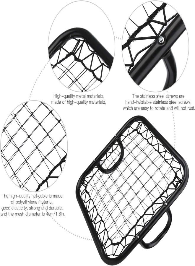 Handheld Rebound Net, Ball Rebounders Football Door Goalkeeper Training Equipment for Soccer Trainin Soccer Practice