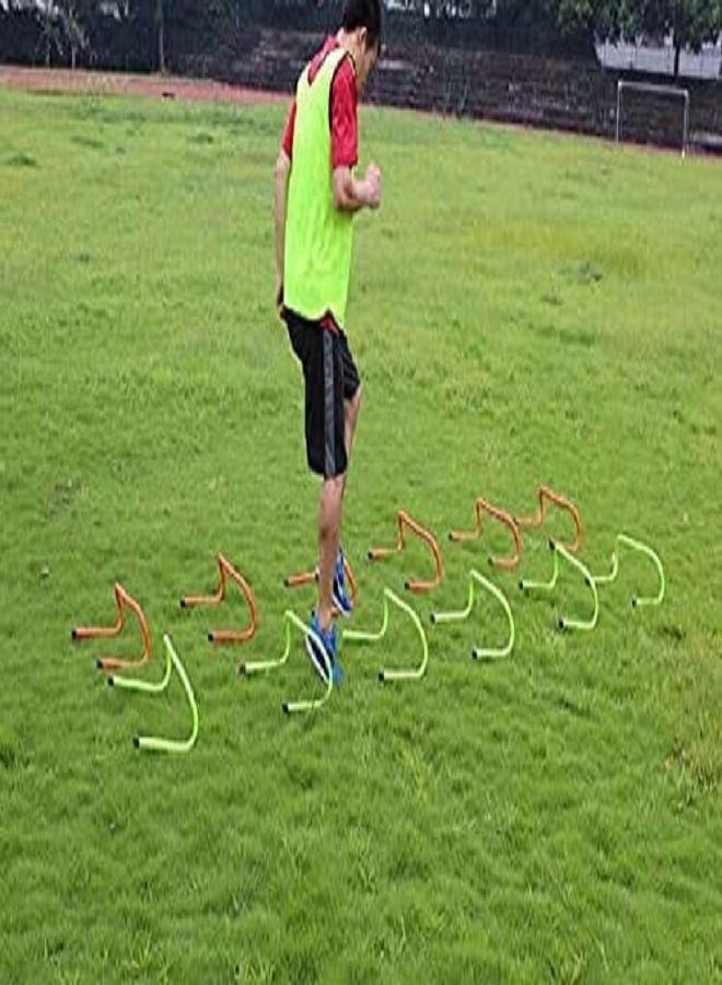 Agility Training Hurdles Pack of five Visibility Speed Endurance for Track & Field Fences for Sports Coaching Indoor/Outdoor Practice Equipment-15 cm