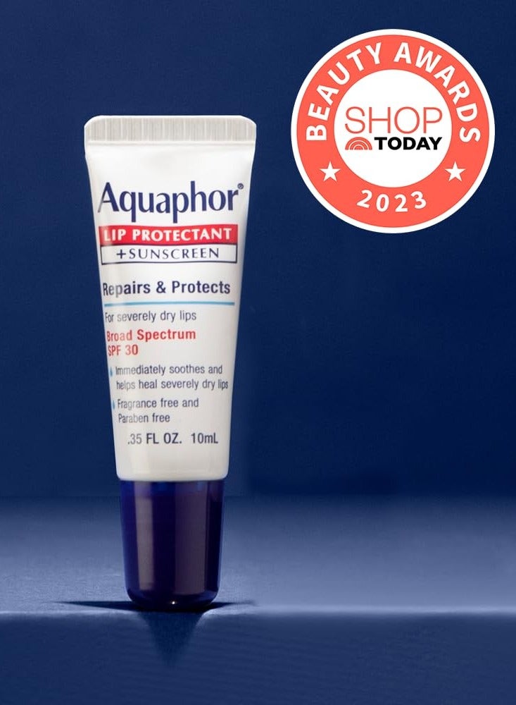 Aquaphor Lip Repair Lip Balm with Sunscreen, Lip Protectant, Lip Balm SPF 30, 0.35 Oz Tube