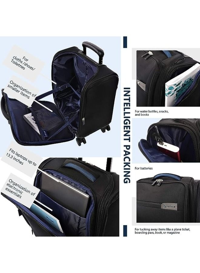 Rolling Laptop Case Pilot Business Bag for Travel And Office TSA Approved Lock