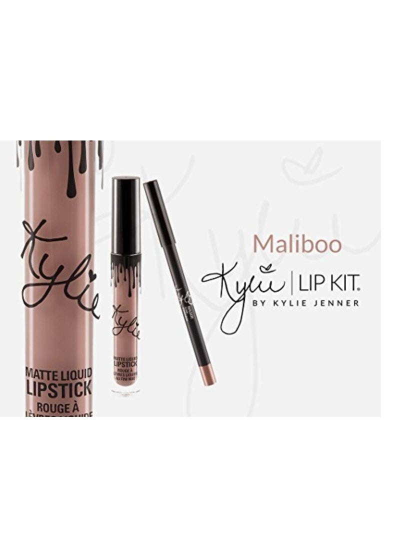 Lip Kit Maliboo Liquid Lipstick and Liner