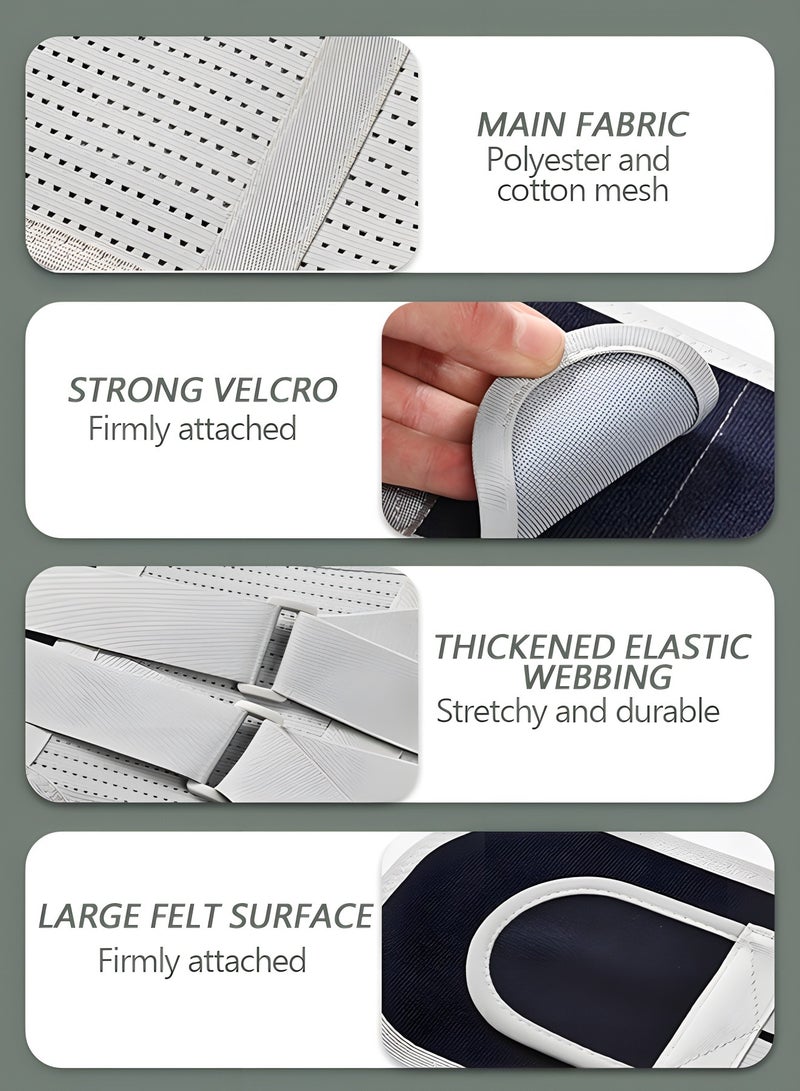 Lumbar Support Belt Lumbosacral Back Brace,Breathable Back Support Belt, Lower Back Pain Relief Warmer Stretcher for Herniated Disc, Sciatica, Scoliosis(L)