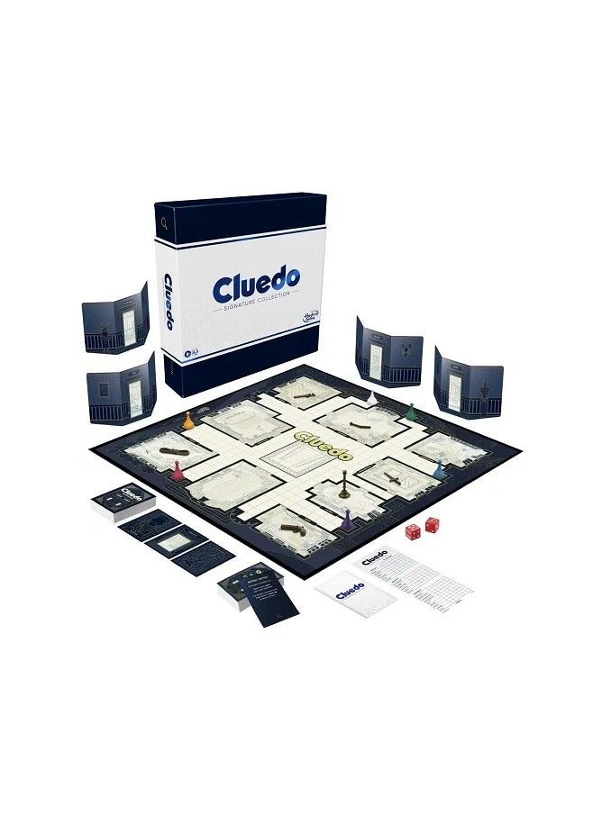 Hasbro Gaming Clue Signature Collection – Premium Board Game for 2-6 Players | Classic Mystery & Deduction Game for Ages 8+ | Collector's Edition Strategy Game