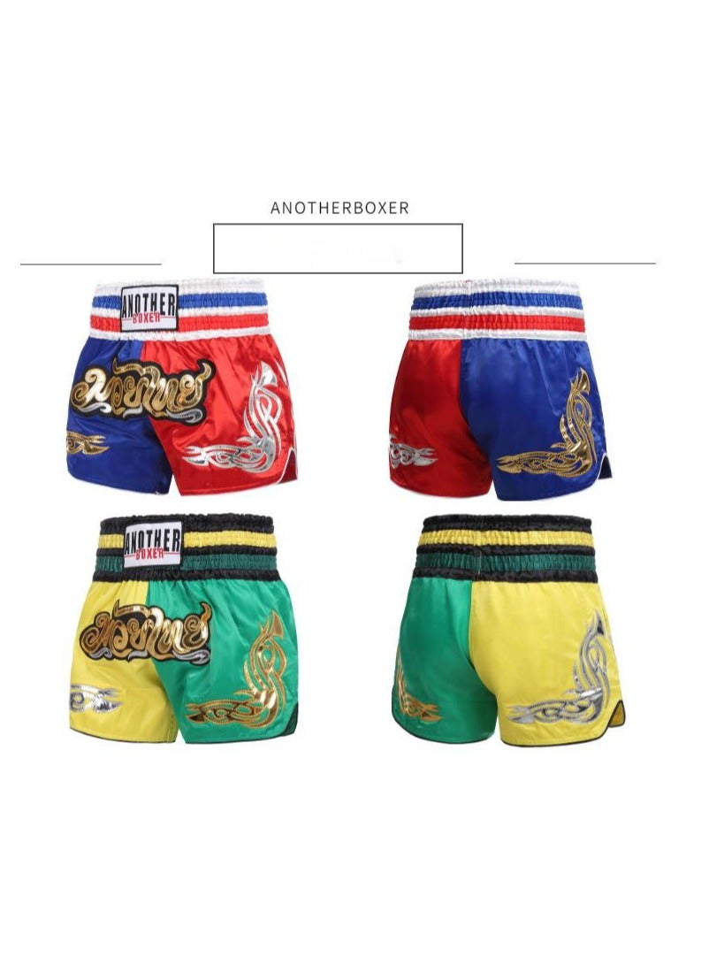 Muay Thai Fight Shorts,MMA Shorts Clothing Training Cage Fighting Grappling Martial Arts Kickboxing Shorts Clothing