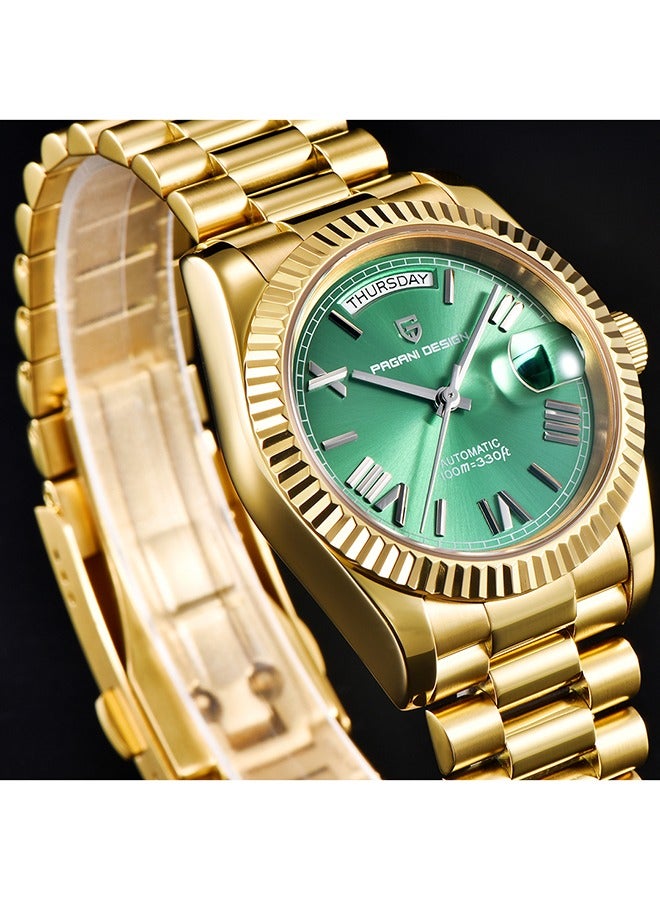 Men's Watches Luxury 36mm Automatic Watch Men AR Sapphire Glass Mechanical Wristwatch Men 10Bar ST16 Movement