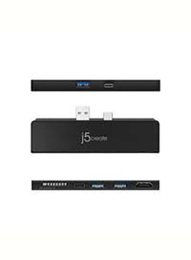 JCD324 ULTRADRIVEMINIDOCK for Surface Pro Black