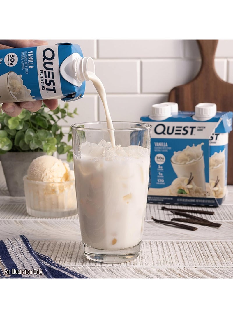 Quest Protein shake Vanilla Flavor 325ml Pack of 4