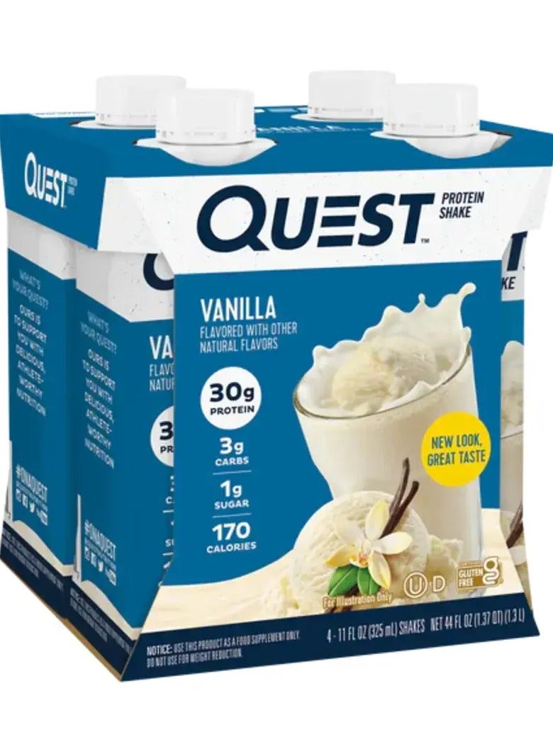 Quest Protein Shake Vanilla Flavor 325ml Pack of 12