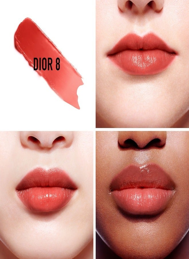 Dior Addict Lip Glow Balm - Shade 108 Dior 8, 3.2g | Hydrating Lip Balm with Color Reviver Technology